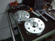 ist　ホイールスペーサー製作開始