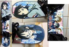 【けいおん!】雪山の季節・・・ヲタスノーボーダーによる自作の澪痛板がオシャレでカッコイイ！【秋山澪】