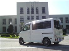 今日は豊郷小の近所でお仕事なの