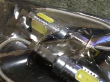 LEDヘッドライトへコンバート。