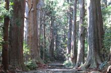 大門坂を登る