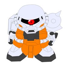 新作描き下ろし「ZAKU II」