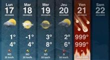 明日の天気