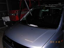 マスタング廃車、ついに引き取り