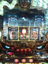 スロット牙狼！中段チェリーからラッシュ突入して(^ー^)に
