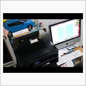 年賀状準備中