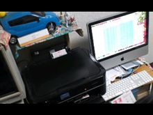 年賀状準備中