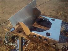 ナンバープレートの取り付け金具の作成（車関係の作業）