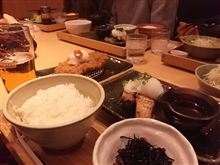 大戸屋でのクリスマス前夜祝い（汗）