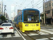 慣れんと怖い。阪堺電車。