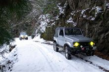 雪中林道を行く （2012.12.25）