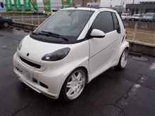 エンジンオイル交換　ブラバスsmart..エンジンオイル交換　FUCHS　5W40