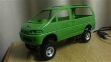 【プラモ製作中】1/24 三菱 デリカスペースギア【パート１】