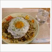 たこ焼きが焼きそばに～