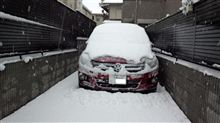 祝日の雪