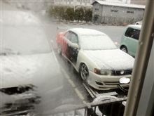 車に突っ込まれました