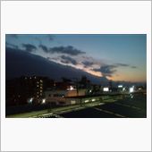 雲の塊がやってくる…