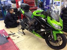 Ninja1000タイヤ交換 Ninja1000タイヤ交換