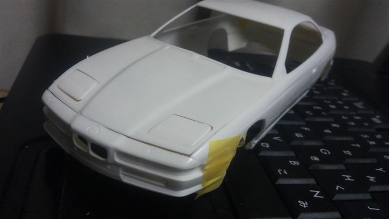 プラモ製作中】1/24 BMW 850i【パート1】｜Silver47＠NA8Cの