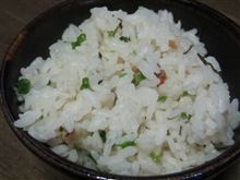 今日のブレックファーストは、下田のお土産「金目鯛 炊き込みご飯の素」