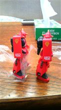 バンダイから買った物と、バンダイから送られて来た物