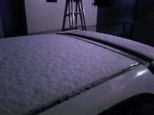 初めての積雪!?    (^-^;