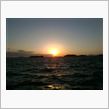 下津井から観た夕日に春の気配が・・・