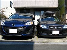 [代車生活] その3_視界と死角の巻（マツダ･プレマシーがやって来た）