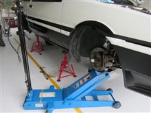 AE86トレノ号フロントアクスル点検