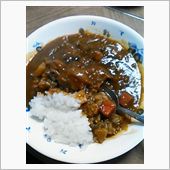 カレーの食べ方。
