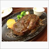 夕飯でステーキ...