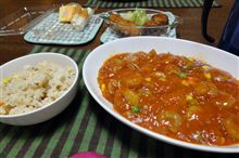 大量のエビチリ！