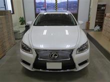 レクサス LS(4代目)マイナーチェンジ後、採寸&装着確認(完成) レクサス LS(4代目)マイナーチェンジ後、採寸&装着確認(完成)
