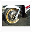 フロントサスの底突き?