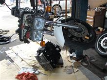 CBX750F エンジン積み替え CBX750F エンジン積み替え