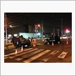 家の前で事故