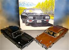 1/24アオシマの330(331)セドグロ4ドアHTフルノーマル2台です♪