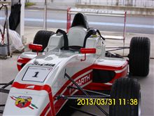 F1　マシーン　(袖ヶ浦走行会イベントにて!!)    やはり速い!!