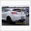 サーキット(袖ヶ浦)場での　メガーヌR.S. 