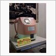 ピンクの公衆電話