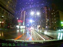 雨降りの夜に運転