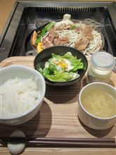今日のランチは、「松尾ジンギスカン」ラム3種食べくらべランチセット 1,560円