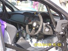 トヨタ８６　　レース仕様　内装。