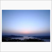 夕焼けと名刺と。。。(￣∀￣)