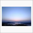 夕焼けと名刺と。。。(￣∀￣)