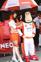 SGT R2 in 富士 ENEOS GIRLS 渡辺順子さん エネゴリ君