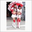 SGT R2 in 富士 DIXCEL 河瀬 杏美さん（左）由井香織さん（右）