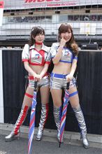 SGT R2 in 富士 ウィダーGTガール 橘七美姫さん（左）水村リアさん（右）パート３