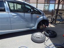 週末の車検準備