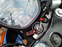 久しぶりにバイクカバーを外すと。